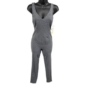 FP Movement x Hatch Never Better One Piece Jumpsuit XS Black Heather NWT